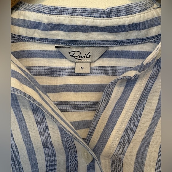 Rails Janae Shirt in Lighthouse Stripe , sz : small Pit - Picture 10 of 10